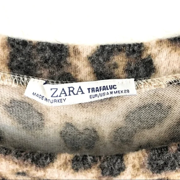 Zara Trafaluc Animal Print Top - Picture 5 of 16